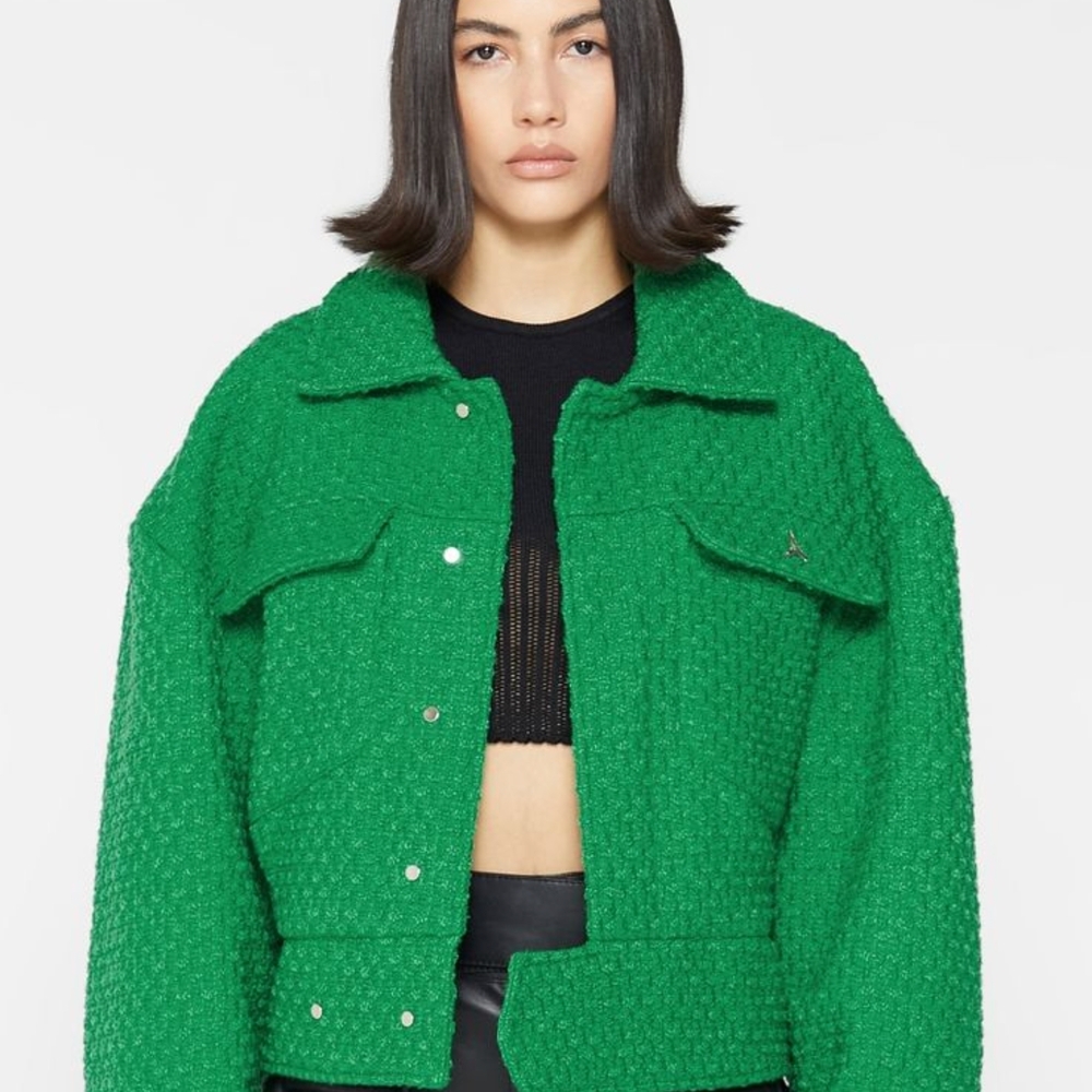 MANIÈRE DE VOIR Boxy Boucle Jacket